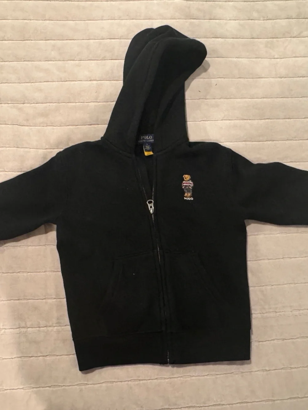 Ralph Lauren black zip up hoodie